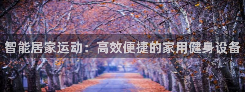 凯捷体育娱乐是那个系列的台子:智能居家运动:高效便捷的家用健